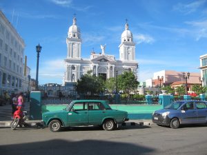 Die Kathedrale von Santiago de Cuba, die ersterbaute der Insel -